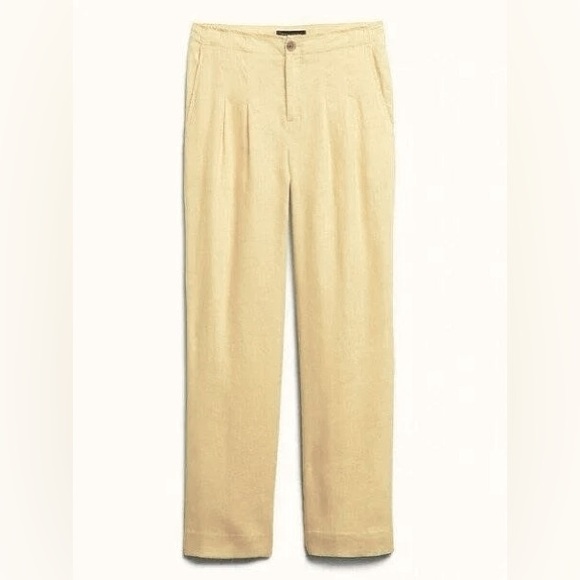 Banana Republic Linen Wide Leg Pants - Picture 13 of 14